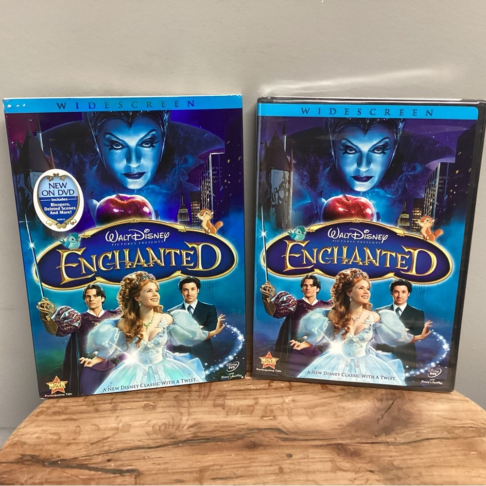🔵 New & Sealed - Walt Disney - Enchanted DVD - Widescreen Version - Sleeved